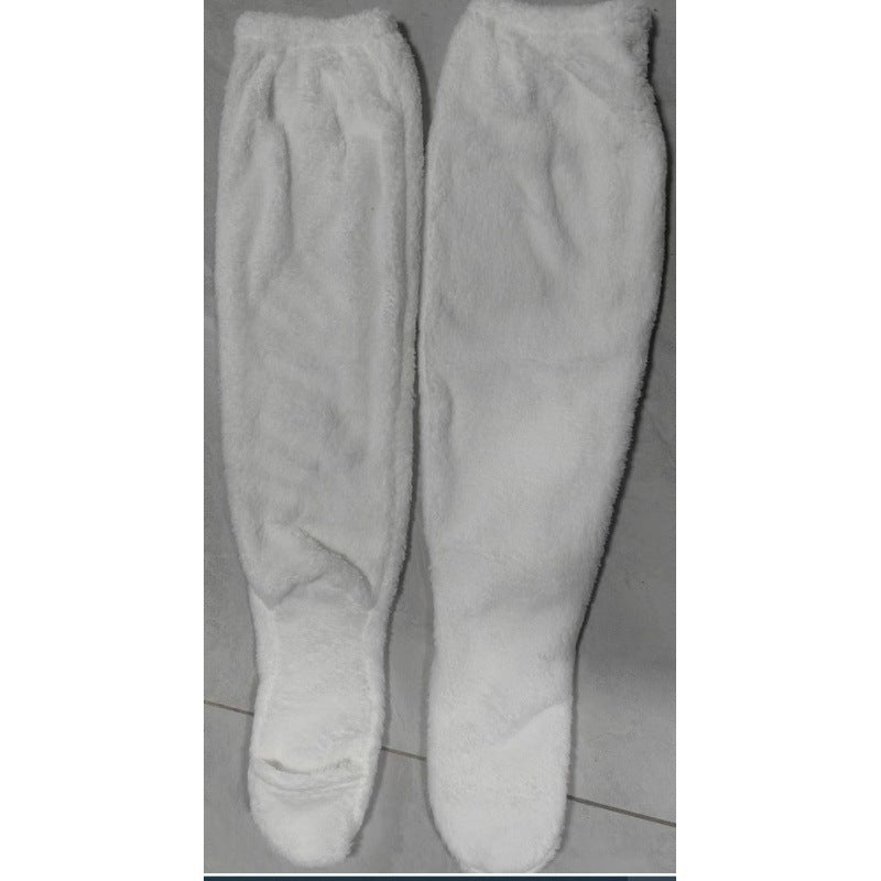 Chaussettes Overknee douces en polaire pour femmes Chic und Stil