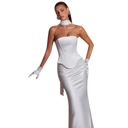 Robe corset structurée élégante pour femmes Chic und Stil