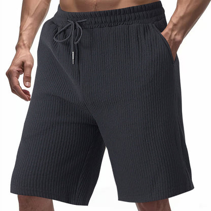 Shorts décontractés pour hommes avec taille élastique et poches latérales pratiques Chic und Stil