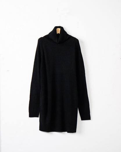 Dames Pull-over à col roulé douillet en tricot doux Chic und Stil