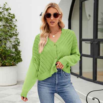 Dames gilet en tricot léger avec motif en relief contrastant Chic und Stil