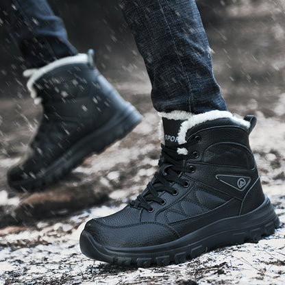 Bottes d'hiver pour femmes rembourrées avec semelle antidérapante et doublure intérieure isolante Chic und Stil