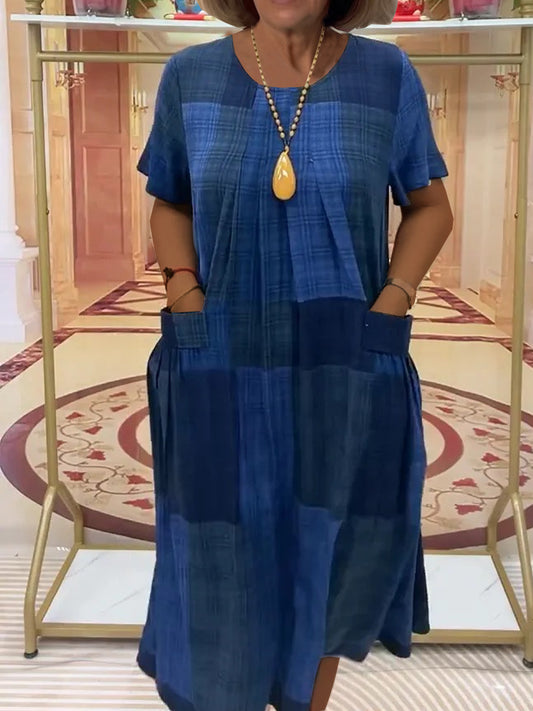Robe maxi décontractée pour femmes avec poches pratiques et coupe fluide Chic und Stil