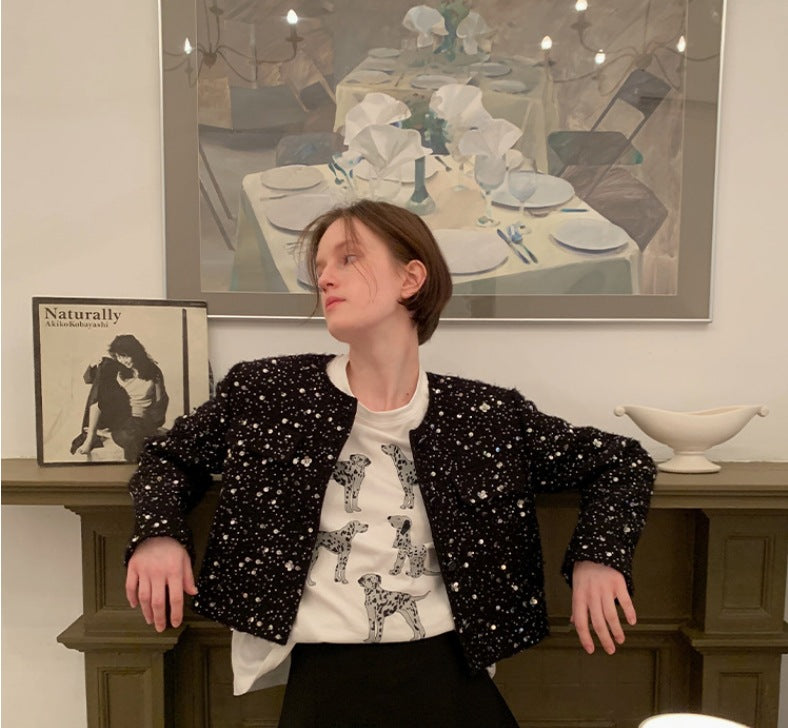 Dames Gilet scintillant avec des accents élégants Chic und Stil