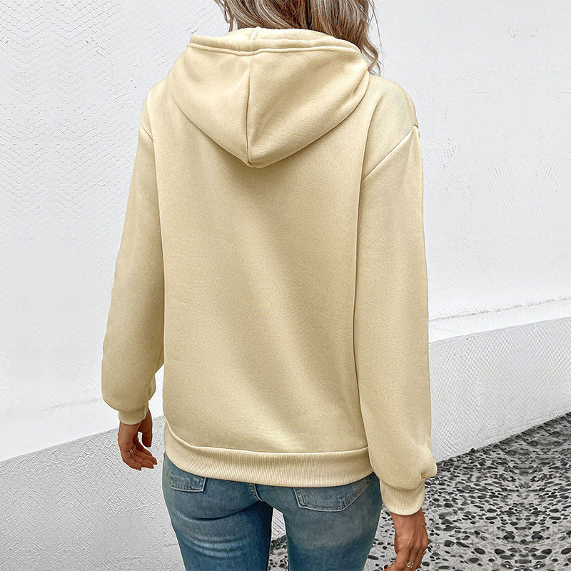 Pull de sweat à capuche décontracté pour femmes avec poches profondes et coupe confortable Chic und Stil