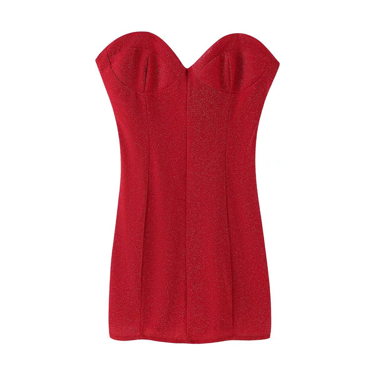 Robe de soirée pour femmes avec coupe slim et décolleté en cœur élégant Chic und Stil