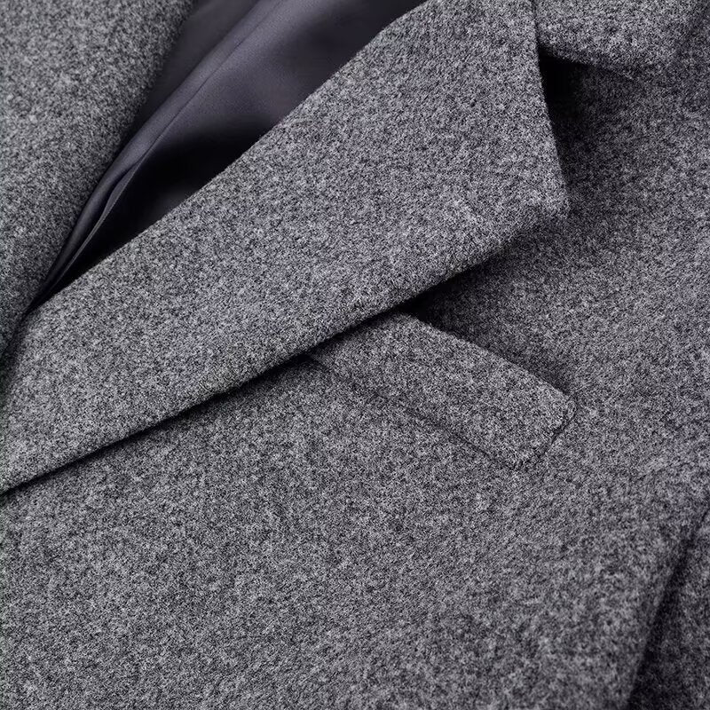 Dames élégante manteau max avec double boutonnage Chic und Stil