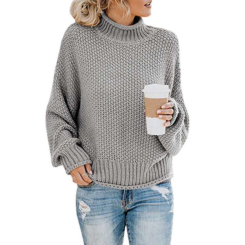 Dames Grand Pull en Tricot Chic und Stil