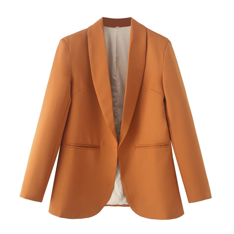 Dames blazer élégant avec coupe unique et poches Chic und Stil
