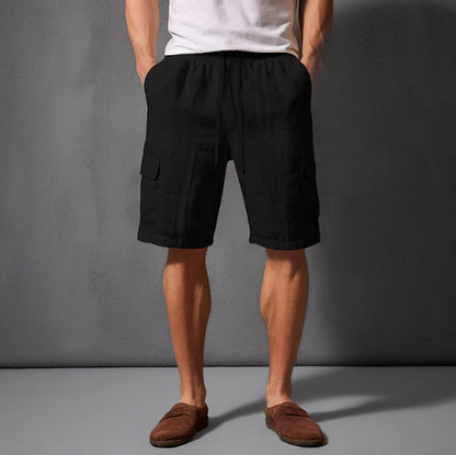 Shorts cargo multifonctionnels pour hommes avec poches latérales confortables et taille élastique Chic und Stil