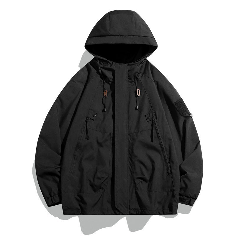 Functional technical jacket for women with adjustable hood system and robust weather protection Chic and Style
