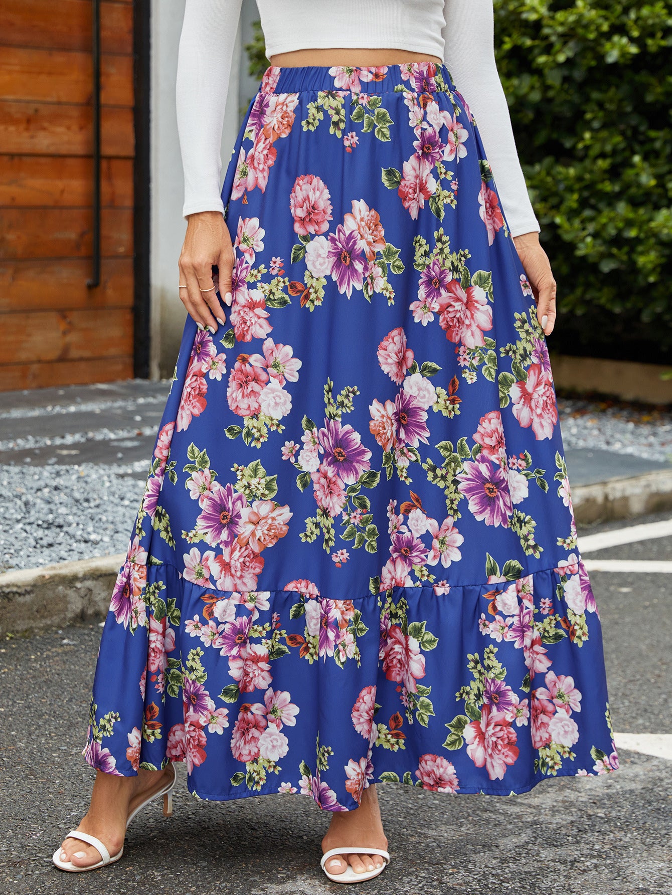 Chic and Style floral maxi skirts women