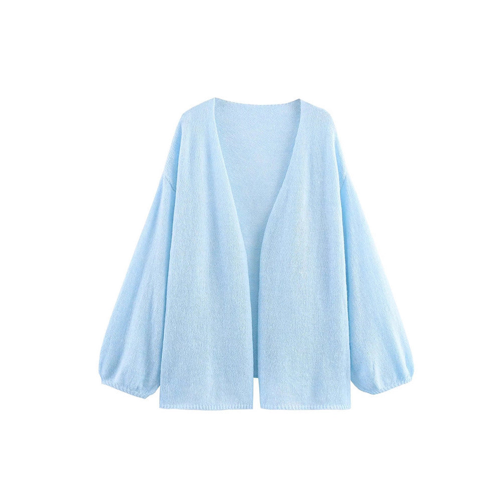 Dames cardigan en tricot léger à coupe ample Chic und Stil