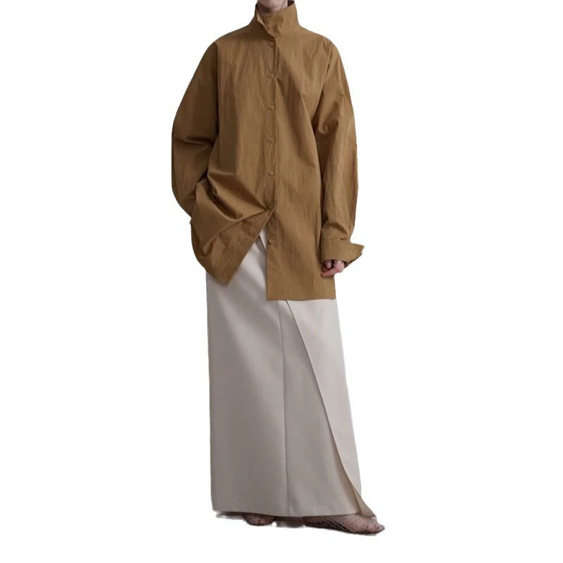 Jupe maxi enveloppante élégante pour femme Chic und Stil