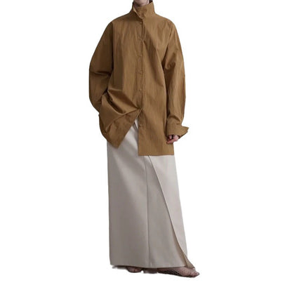Jupe maxi enveloppante élégante pour femme Chic und Stil
