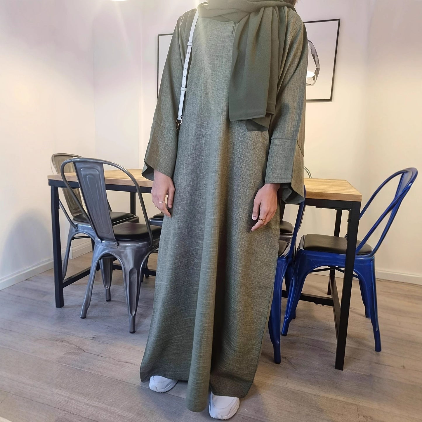 Robe kaftan pour dames avec coupe ample et finition élégante Chic und Stil