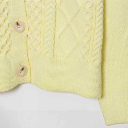 Damen weicher Strickcardigan mit Knopfleiste Chic und Stil