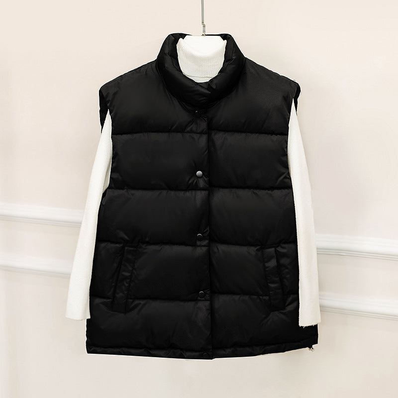 Dames gilet matelassé avec col montant et poches pratiques Chic und Stil 1759841789