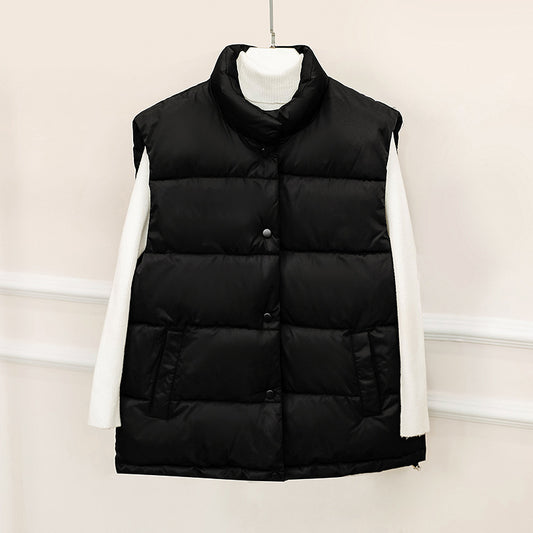 Dames gilet matelassé avec col montant et poches pratiques Chic und Stil 1759841789