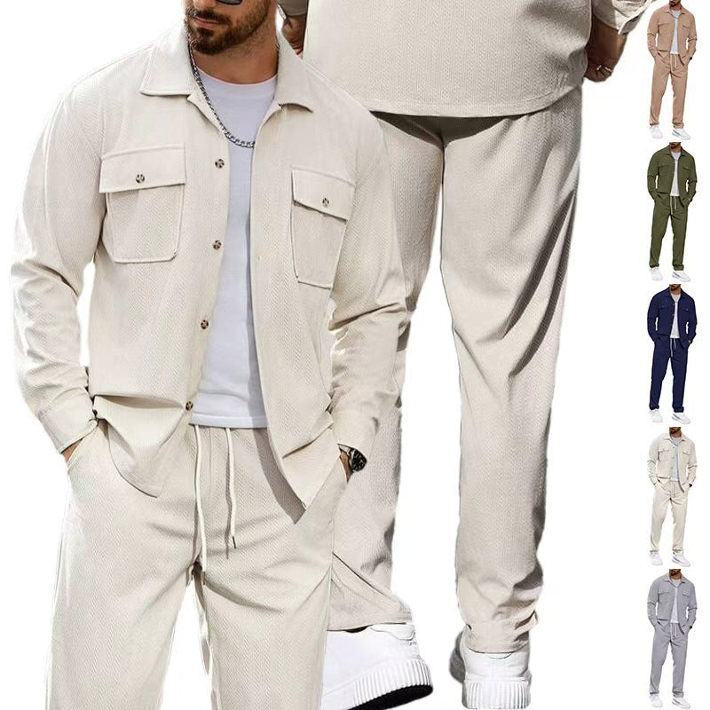 Costume de loisirs pour hommes moderne avec poches pratiques et taille élastique Chic und Stil