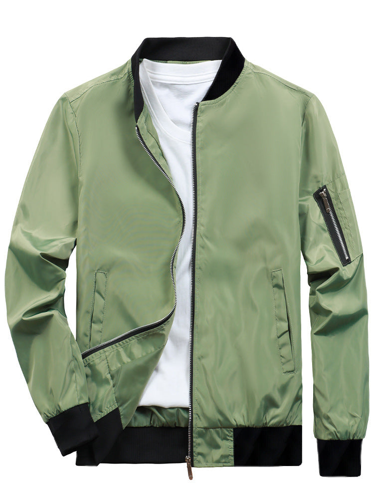 Veste bomber sportive pour hommes avec poches zippées pratiques Chic und Stil