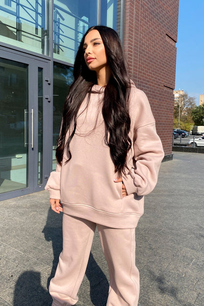 Ensemble de sweat-pants à capuche confortable pour femmes Chic und Stil