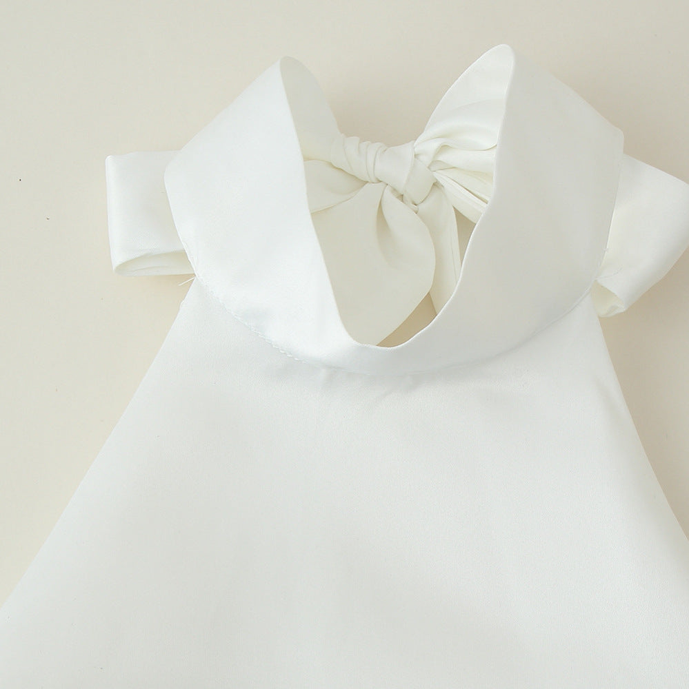 Robe d'été sans bretelles pour femmes avec un ourlet froncé ludique Chic und Stil