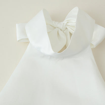 Robe d'été sans bretelles pour femmes avec un ourlet froncé ludique Chic und Stil
