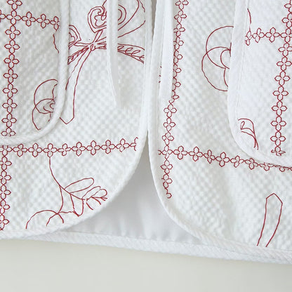 Dames blazer surpiqué avec motifs floraux Chic und Stil