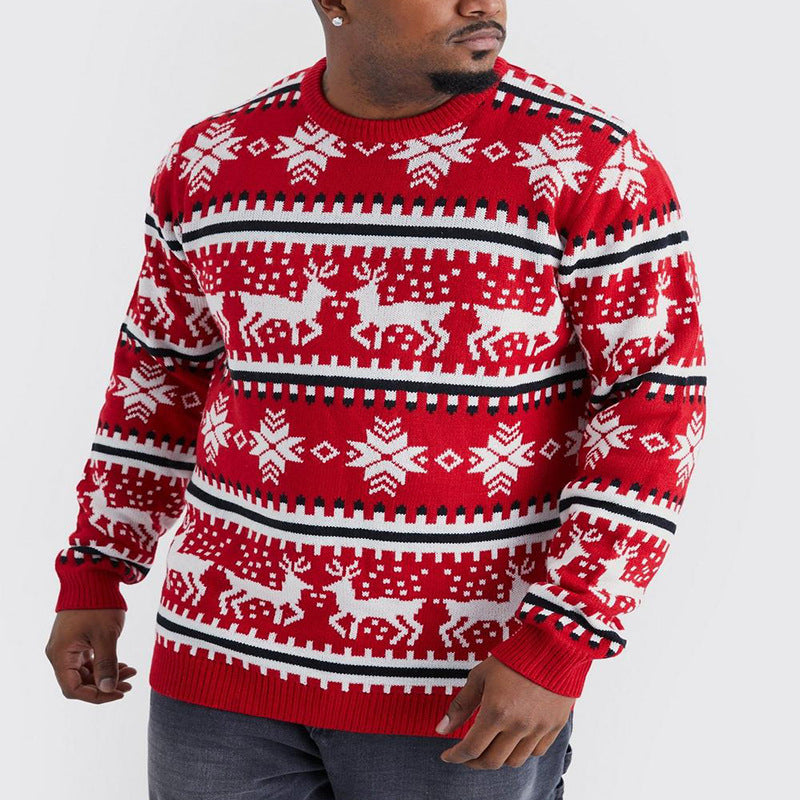 Funny Christmas sweatshirt for men with exclusive Chic und Stil pattern