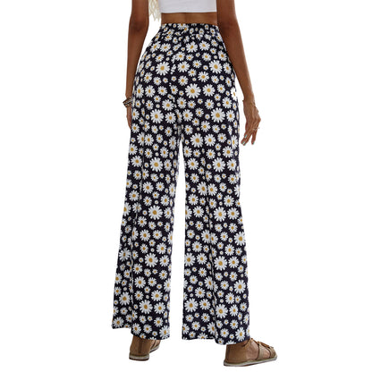 Chic and Style Floral Wide Leg Pants for Women
