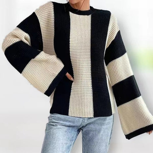 Pull-over tendance pour femmes avec manches larges Chic und Stil