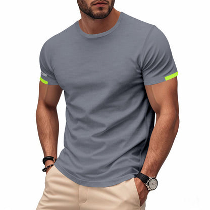 T-shirt fonctionnel sportif pour hommes en matériau mesh respirant Chic und Stil