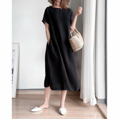 Robe d'été légère et polyvalente pour femmes avec poches Chic und Stil