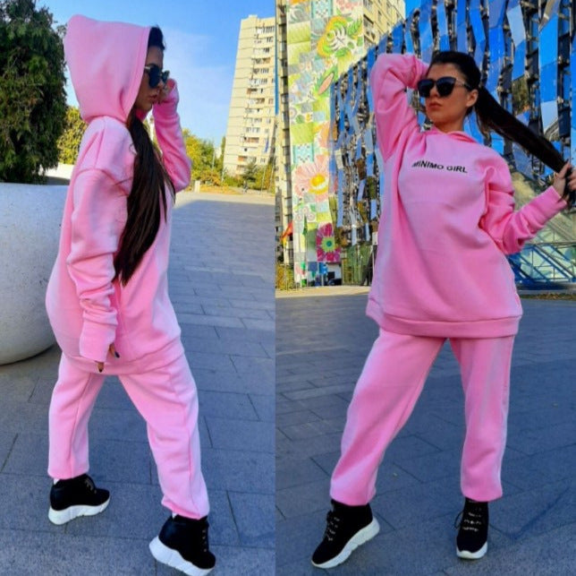 Women's oversized hoodie and jogger pants set Chic and Style