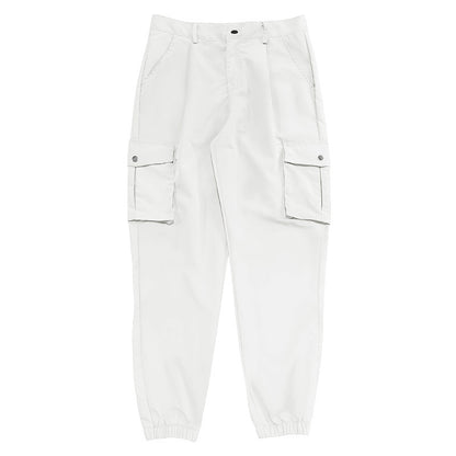 Casual cargo pants for men with elastic waistband and practical pockets Chic und Stil