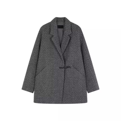 Blazer oversize texturé pour femme Chic und Stil