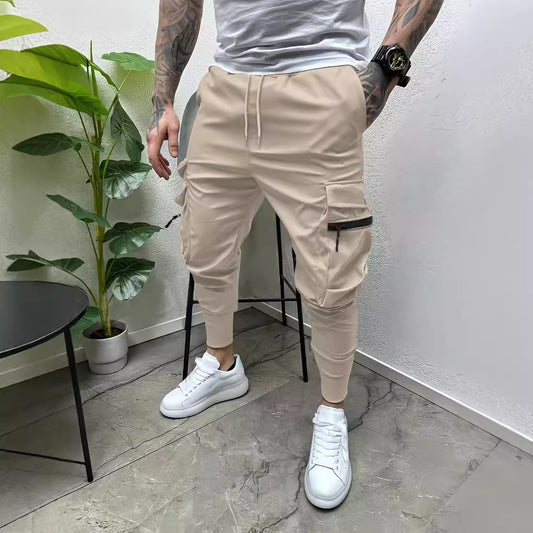 Pantalon de jogging cargo fuselé pour hommes Chic und Stil