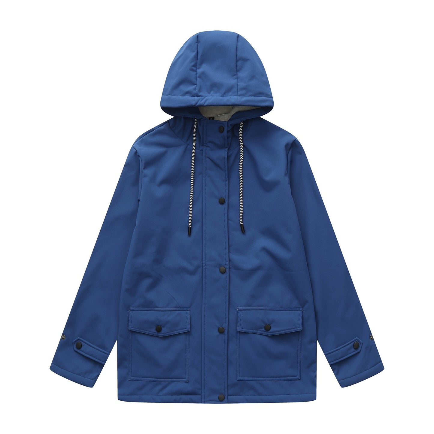 Women outdoor water-repellent jacket with adjustable hood Chic and Style