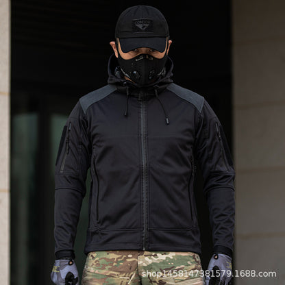 Functional outdoor jacket for men with insulated quilted structure Chic und Stil