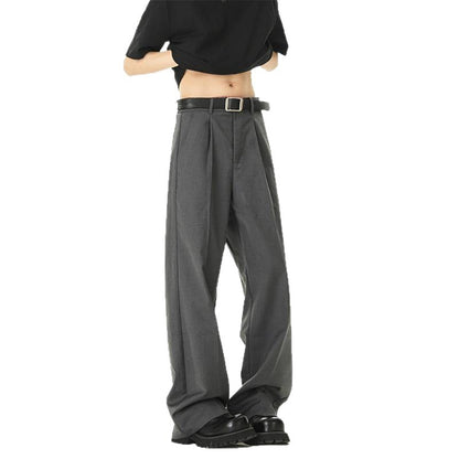 High-waisted wide-leg pants for women with side zipper and trendy cut Chic und Stil