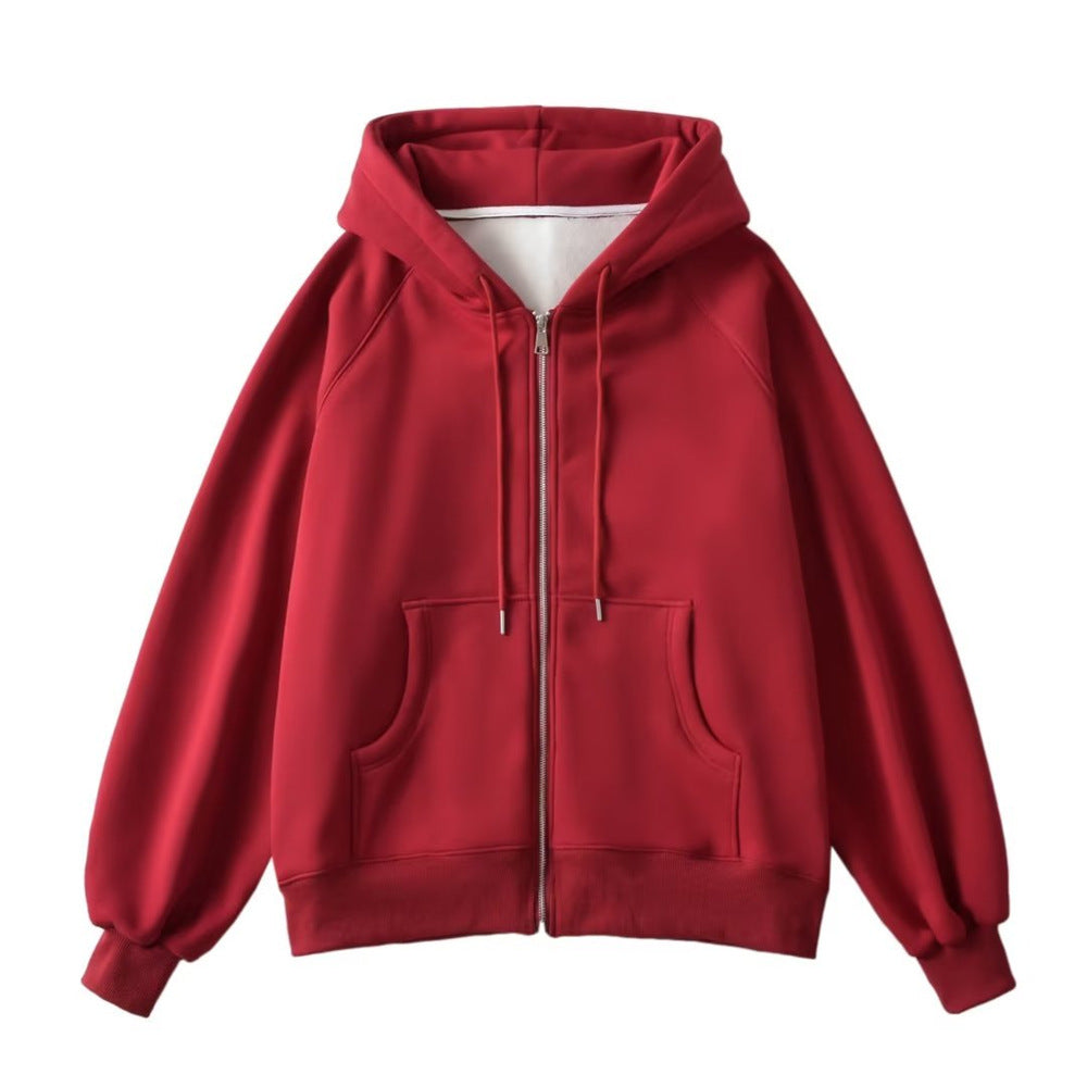 Dames décontractée Oversized veste à capuche Chic und Stil