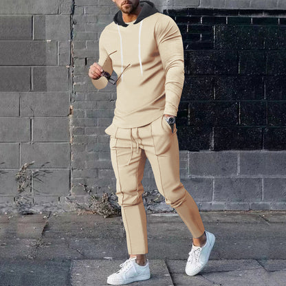 Men's sporty hoodie set with stylish jogger pants Chic and Style