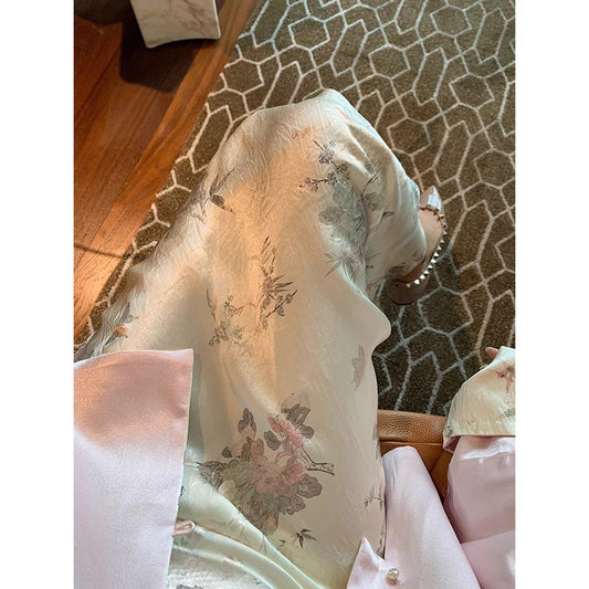 Robe Maxi Imprimé Floral Élégante pour Femmes Chic und Stil