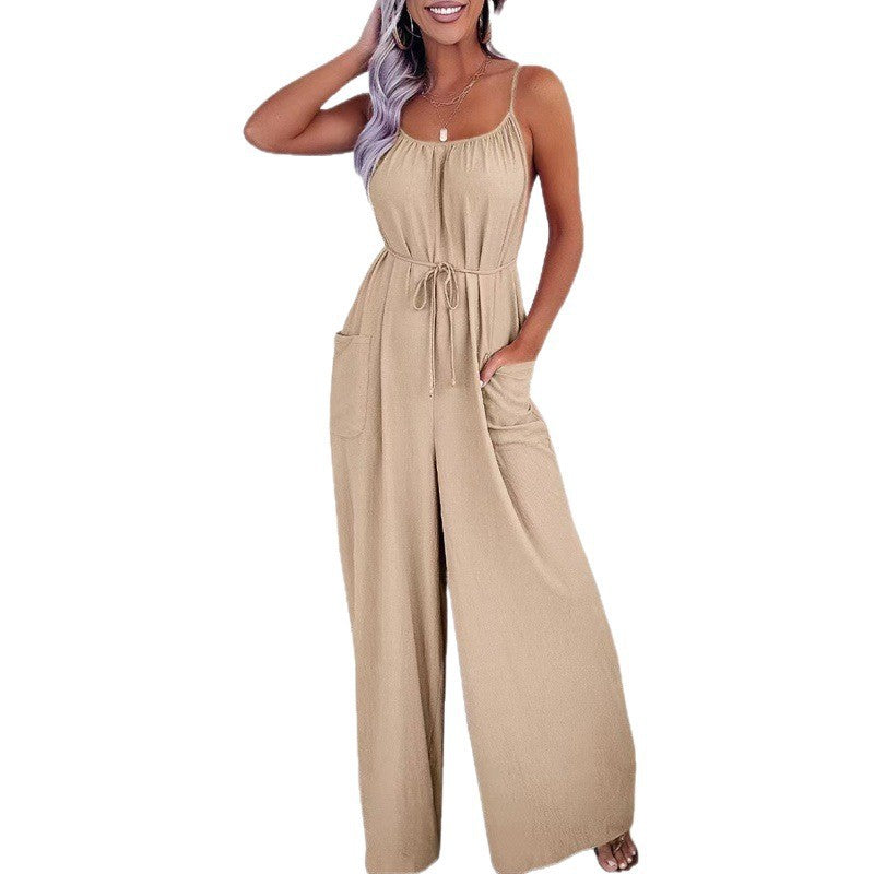 Combinaison large à dos nu pour dames Chic und Stil