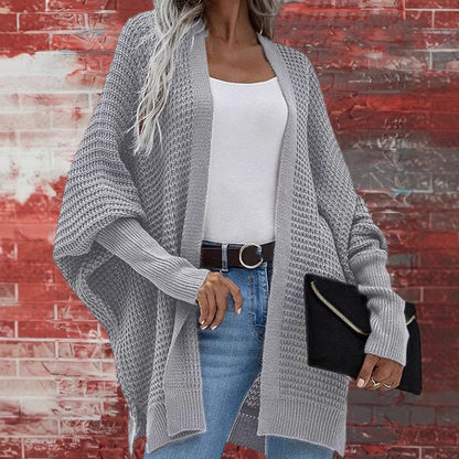 Dames cardigan en tricot à alvéoles Chic und Stil