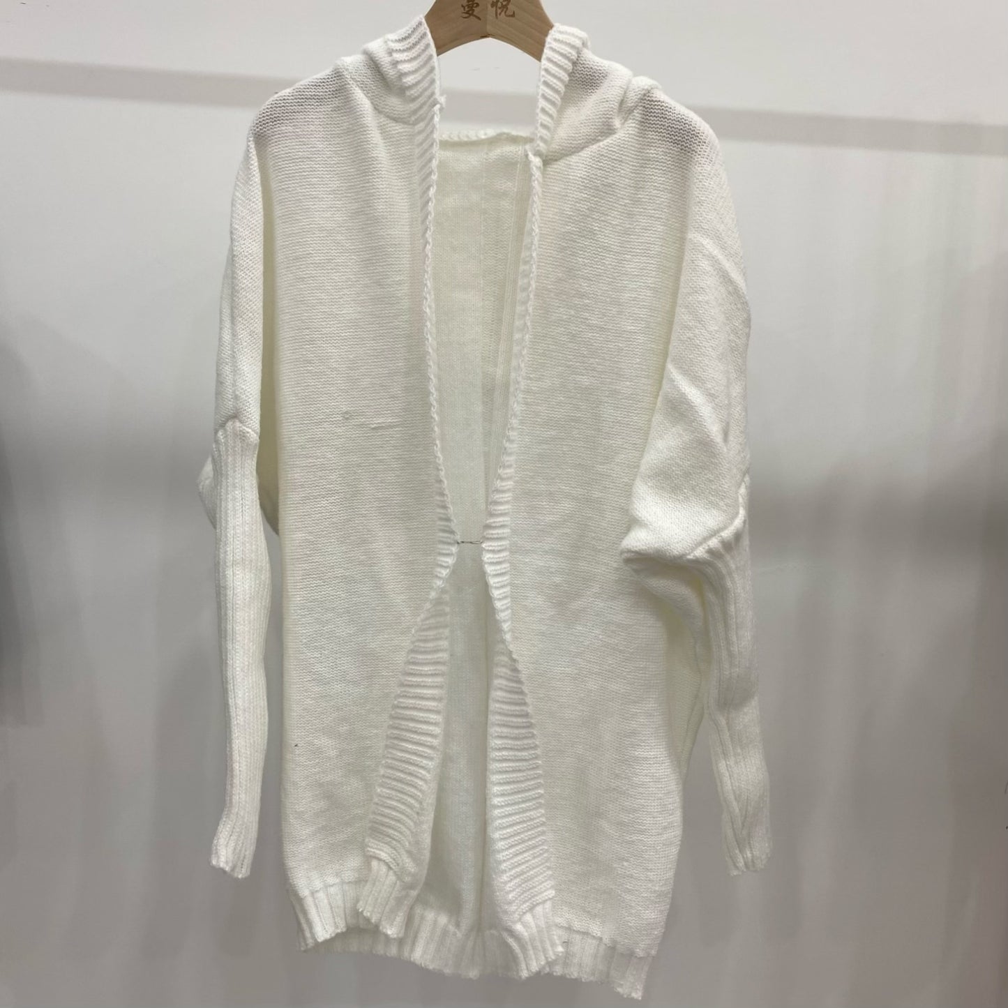 Dames Pull en tricot décontracté avec devant ouvert et fine texture Chic und Stil