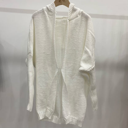 Dames Pull en tricot décontracté avec devant ouvert et fine texture Chic und Stil