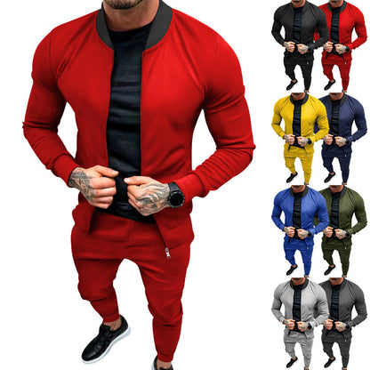 Costume de jogging pour hommes 2 pièces avec fermeture éclair moderne Chic und Stil