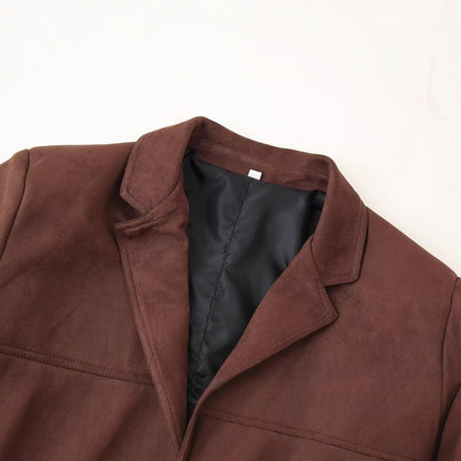 Dames Blazer en Suède Chic und Stil